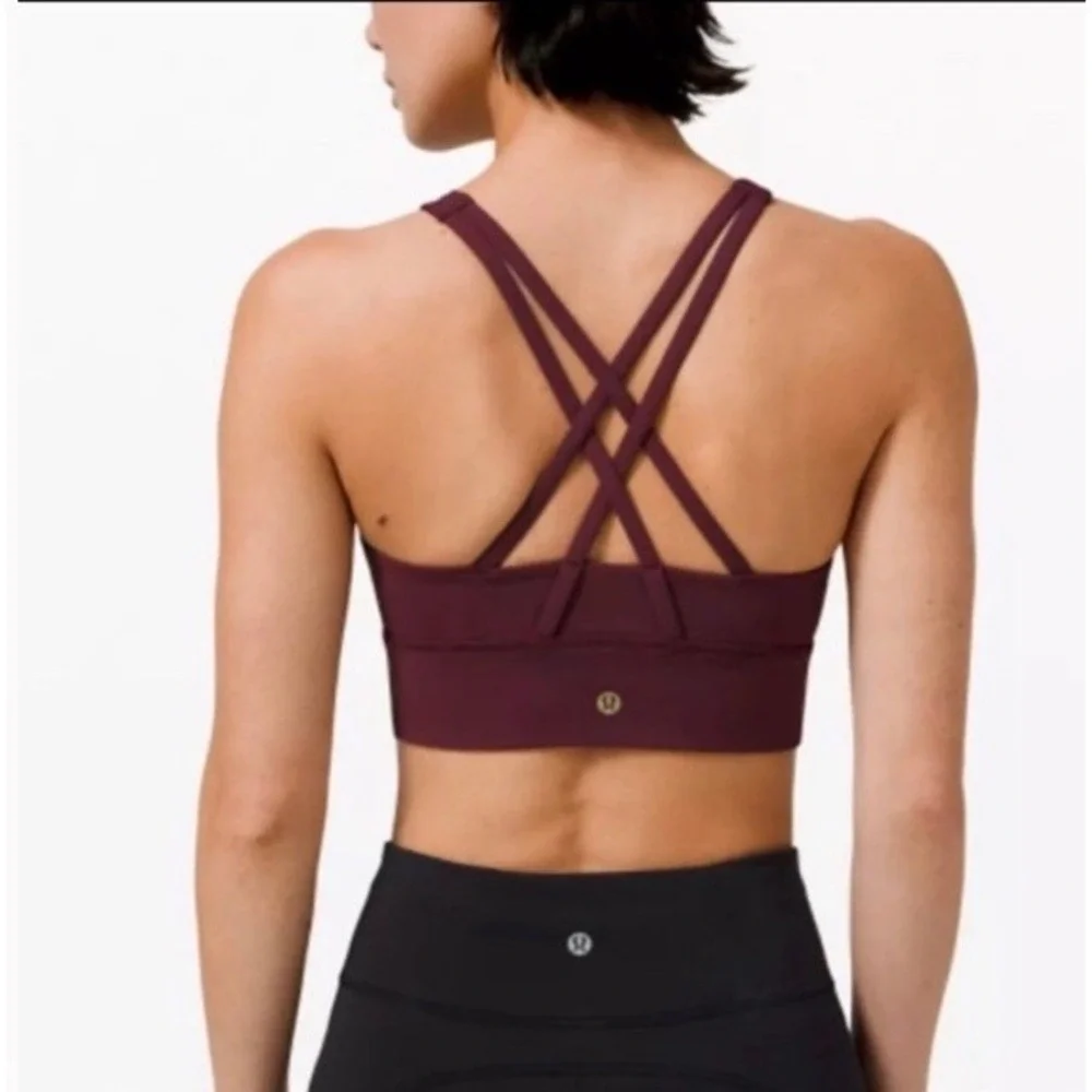 Lululemon High Neck Long Line Energy Bra Size 4 Lunar New‎ Year